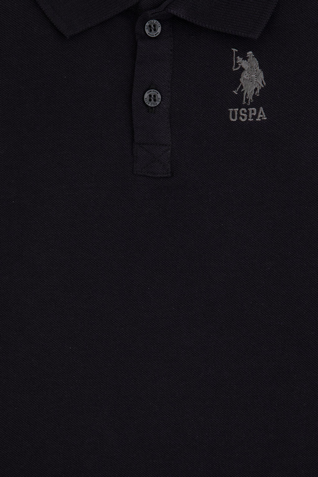 Erkek _ocuk Siyah Polo Yaka Basic Sweatshirt - U.s. polo assn фото 3