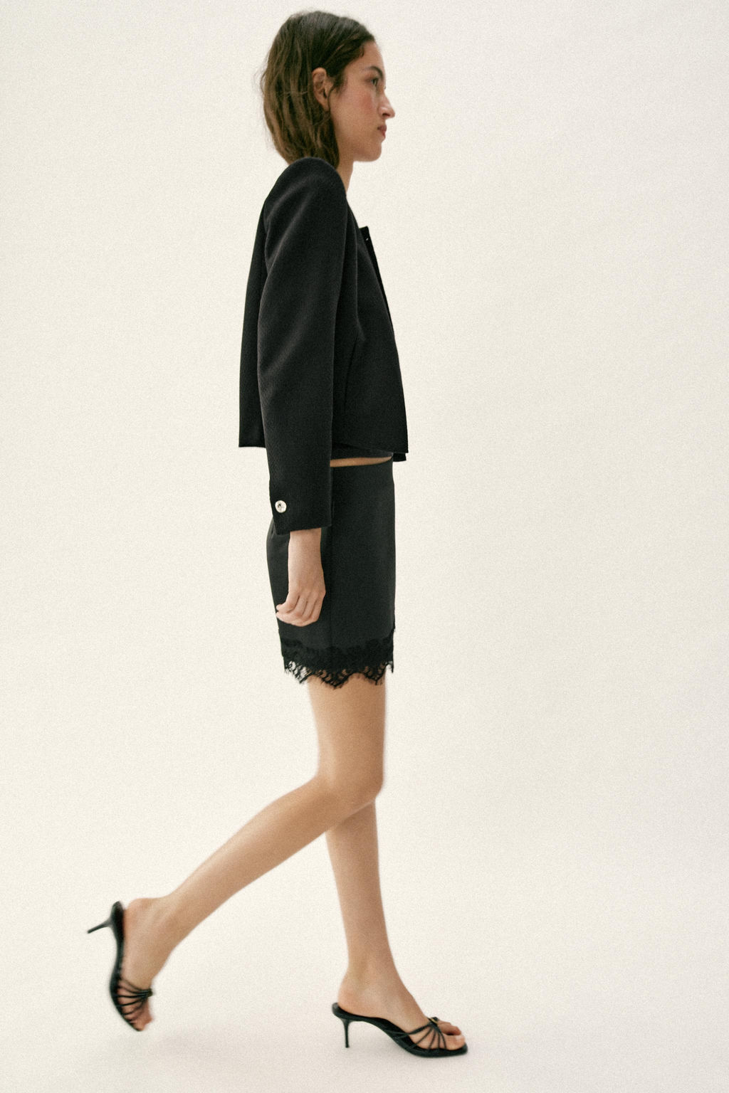 SKORT WITH LACE HEM - Zara фото 26