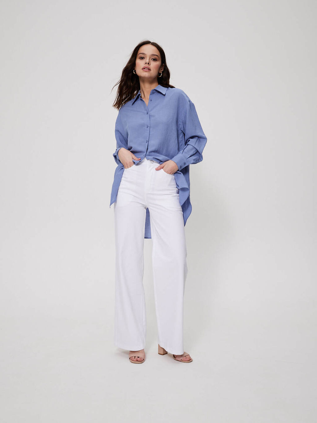 Рубашка 322.030056/голубой - Seven senses фото 4