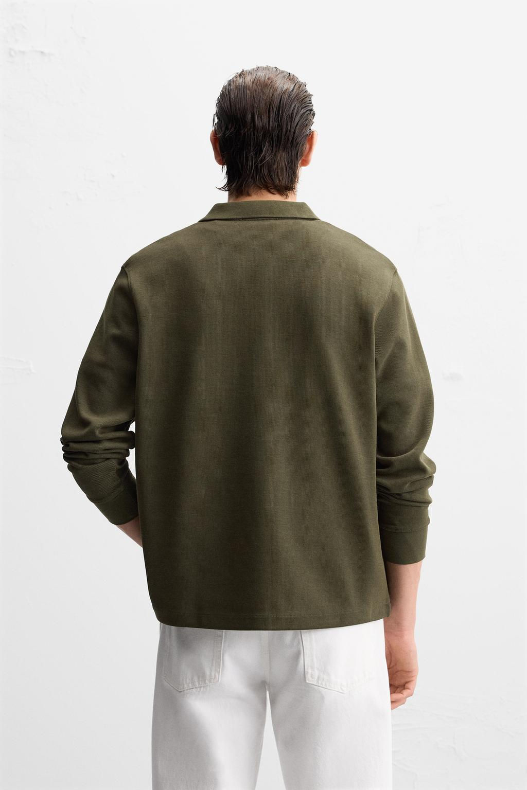 ZIP COLLAR POLO SHIRT - Zara фото 20