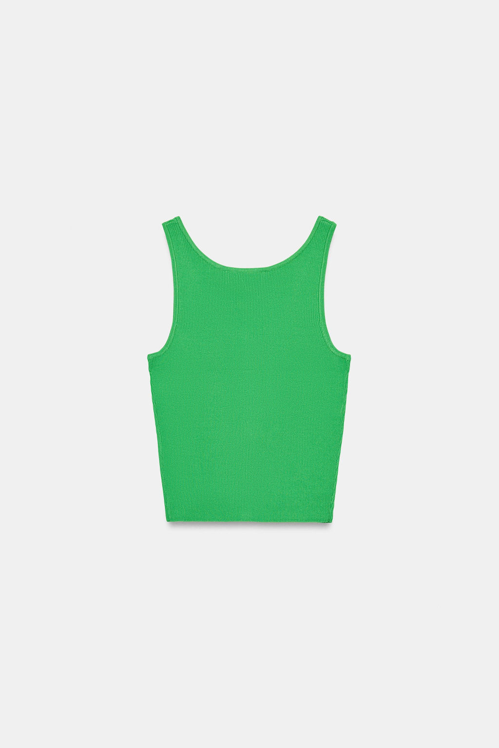 TOP PUNTO RIB / Verde - Zara фото 6
