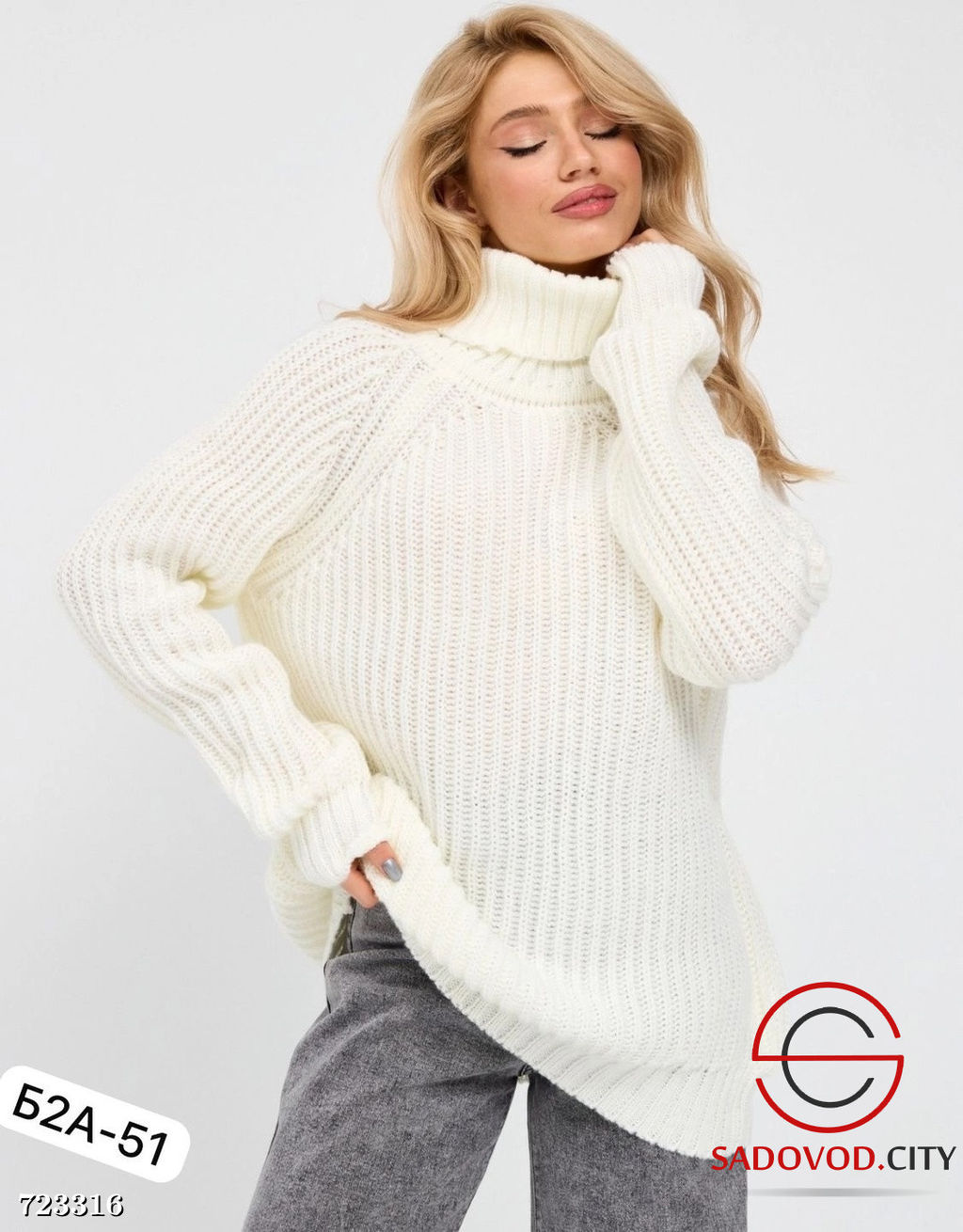 Свитер женский вязанный - Bruno фото 4