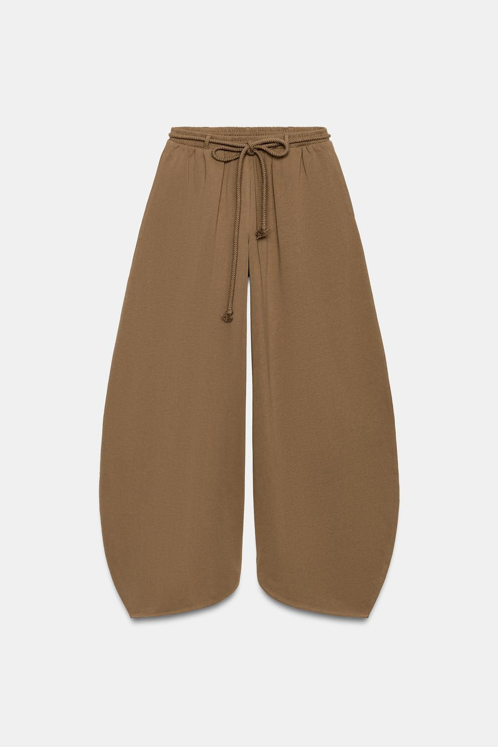 BALLOON HEAVY COTTON TROUSERS - Zara фото 3