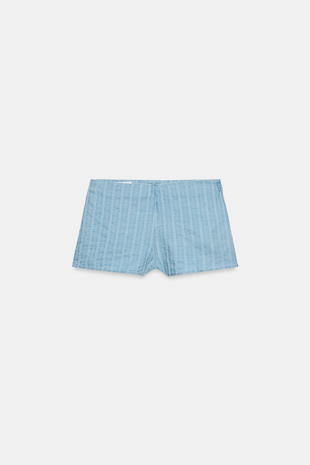 SHORTS MINI RAYAS / Azul claro - Zara фото 8