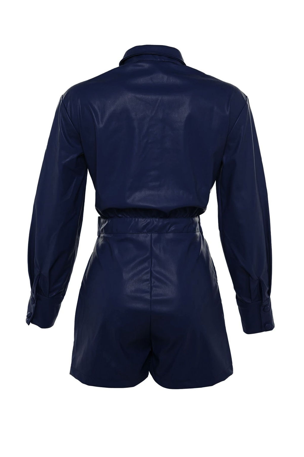 TRENDYOLMILLA Limited Edition Indigo Suni Deri Dokuma Tulum TWOAW22TU0322  фото 8