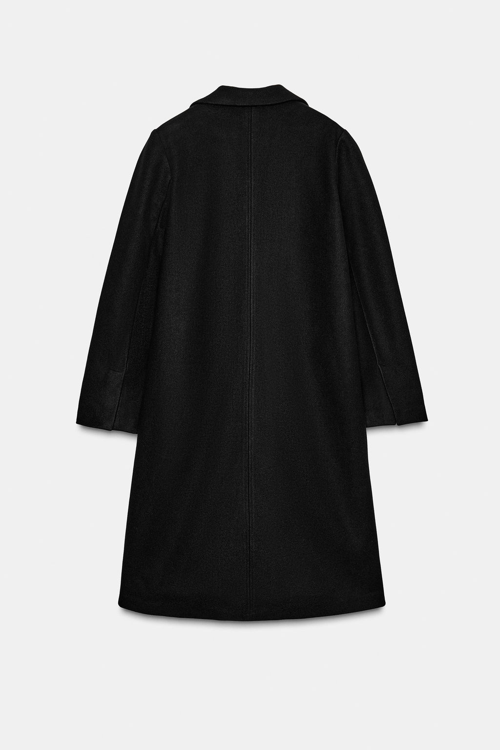 Пальто Zara Basic Soft черное