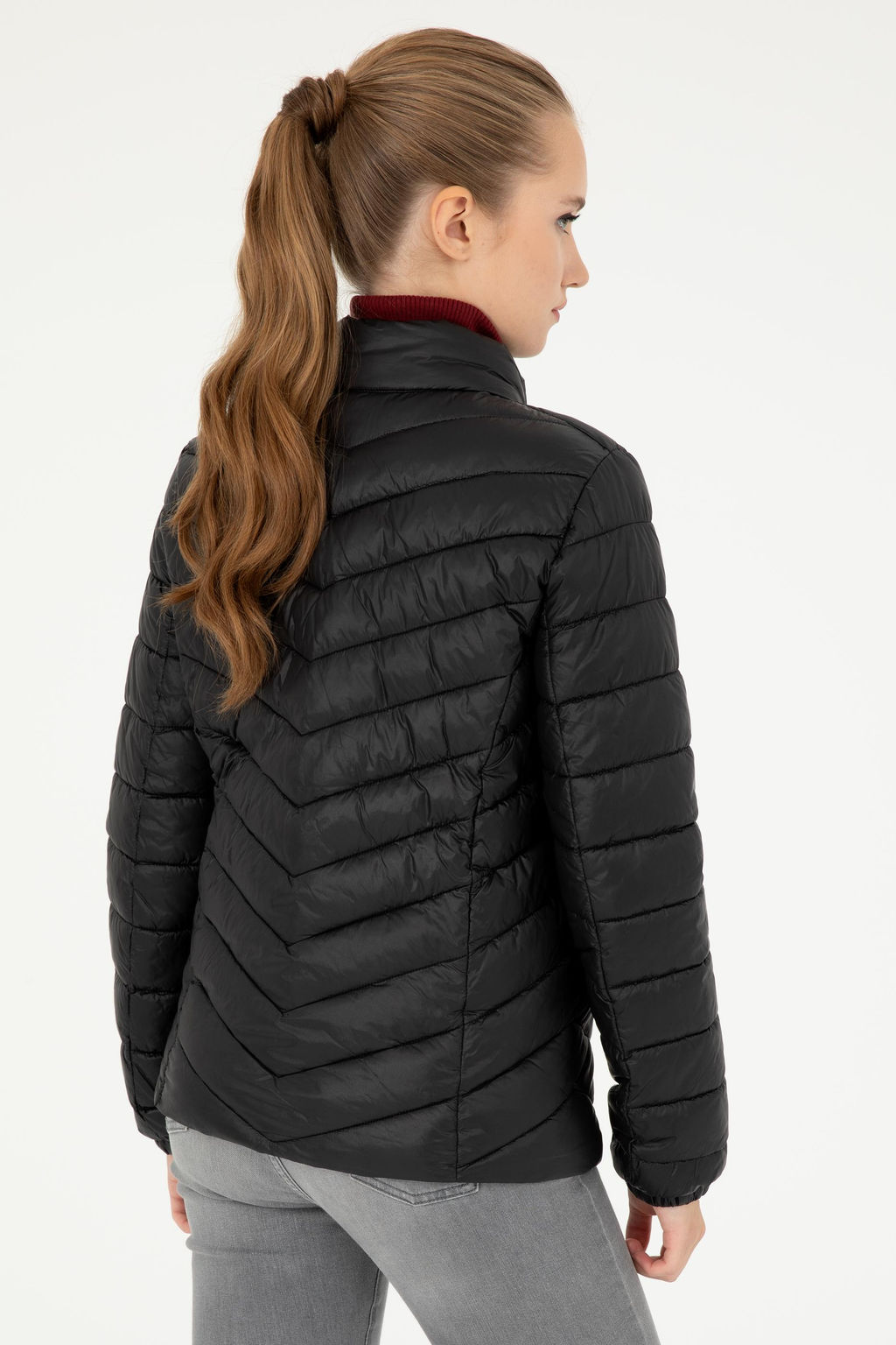 Женское черное пальто Неожиданная скидка в корзине - U.s. polo assn фото 5