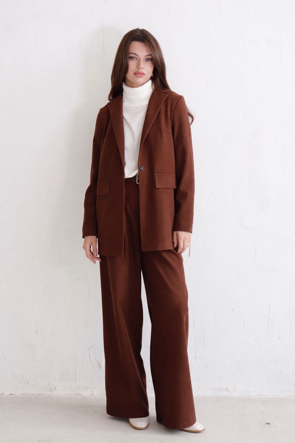 Жакет удлинённый с английским воротником - Martichelli фото 190