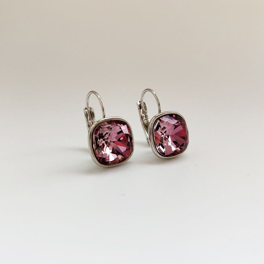 Серьги с кристаллами Swarovski