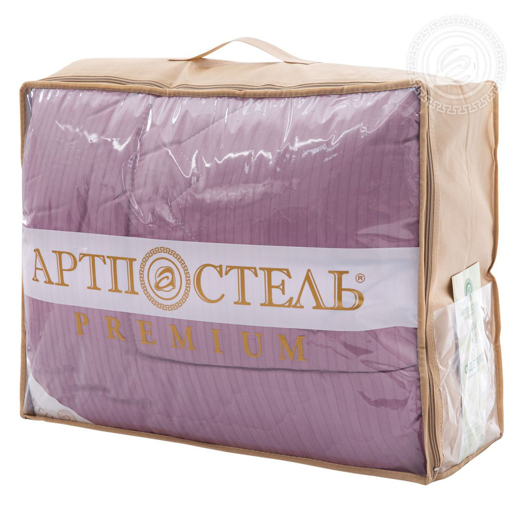 Одеяло страйп-сатин Бамбук 172*205/1 шт. Премиум (сатин)