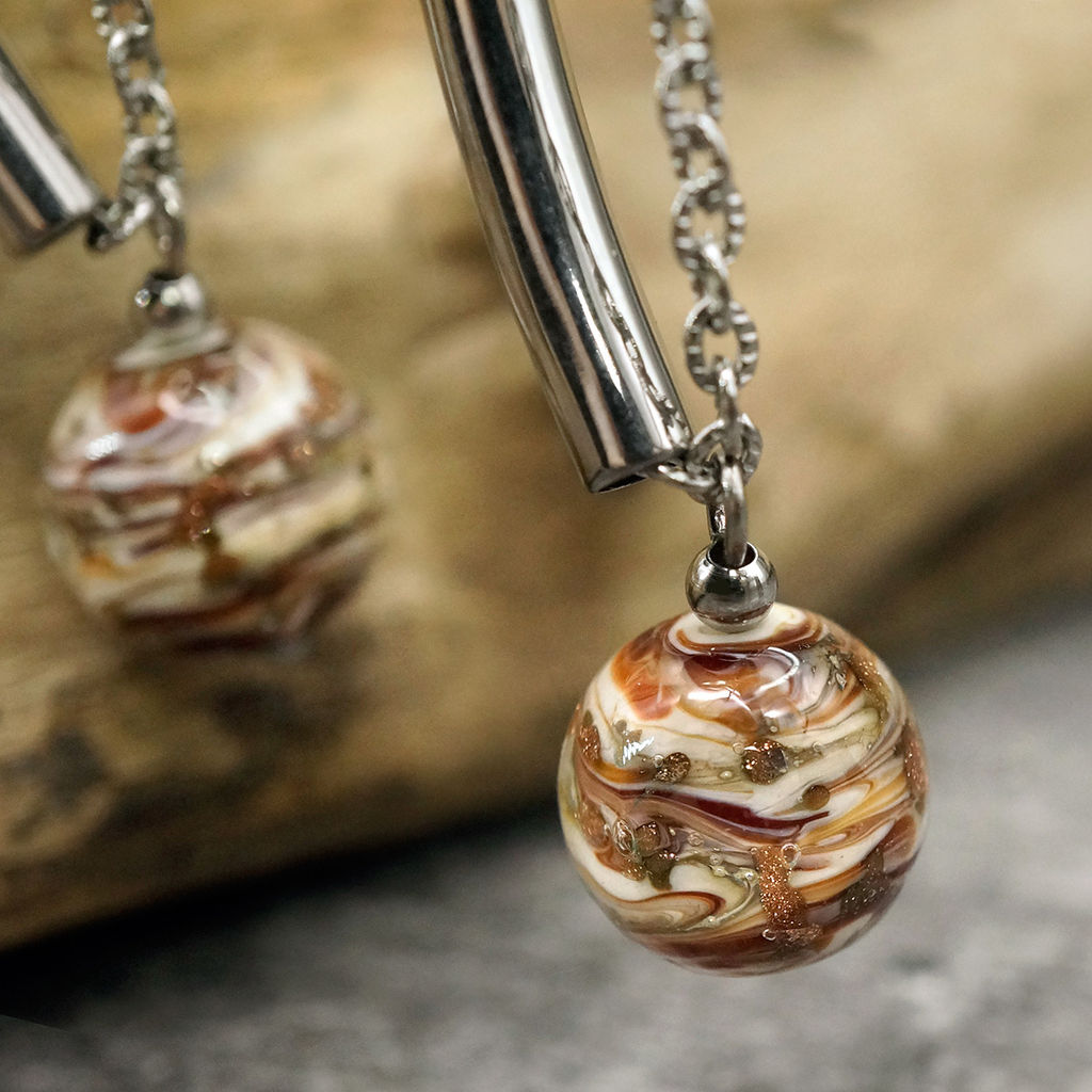 Серьги из муранского стекла BARK LC3418