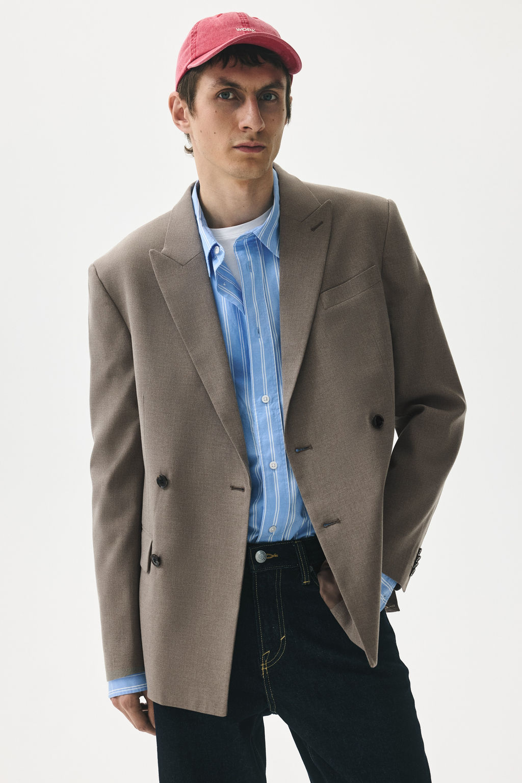 Americana de doble botonadura Relaxed Fit - H&m фото 4