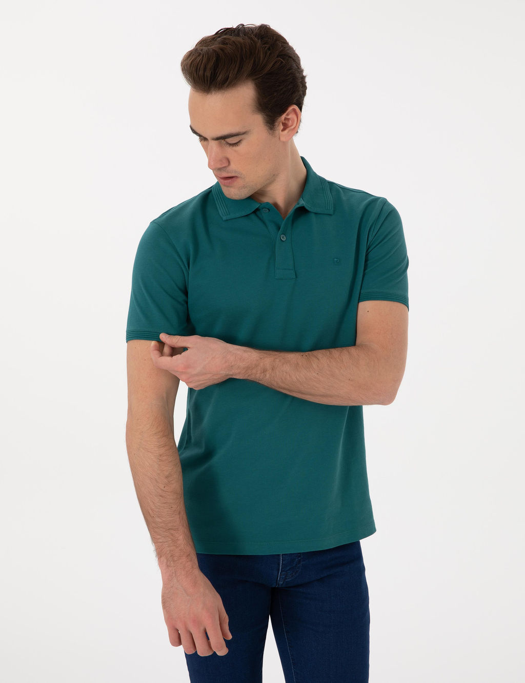 Z_mr_t Slim Fit K_vr_lmaz Polo Yaka Basic Ti__rt - Pierre cardin фото 10