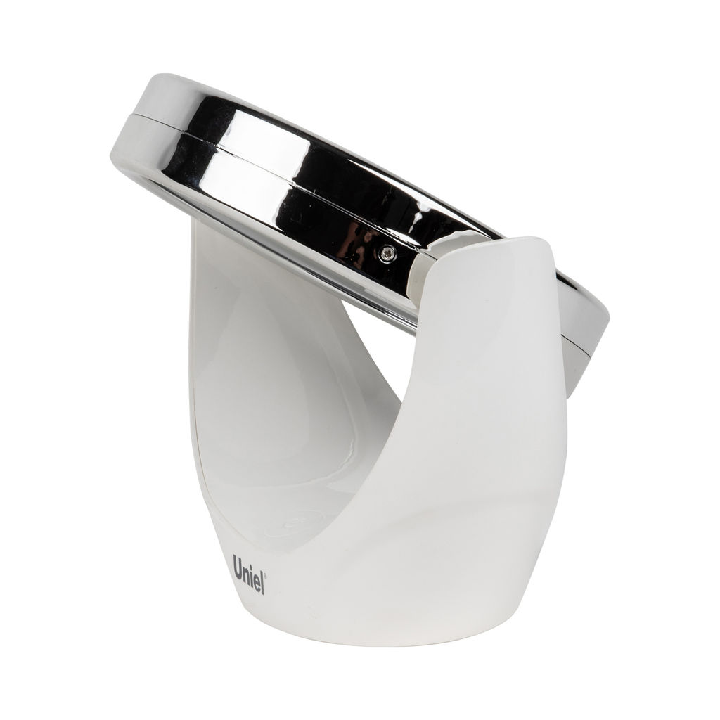 TLD-592 White/LED/13Lm/6000K/3АА Настольный светильник зеркало. На батарейках 3AA(не в/к). Сенсорный выключатель. Белый. ТМ Uniel - Volpe фото 7
