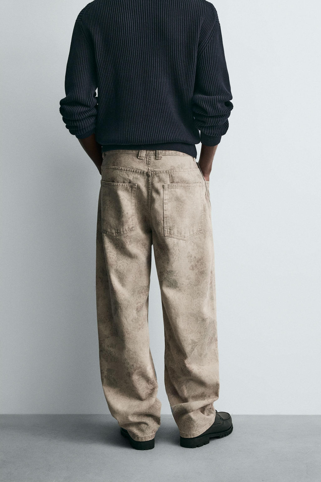 ABSTRACT PRINTED BALLOON FIT TROUSERS - Zara фото 7