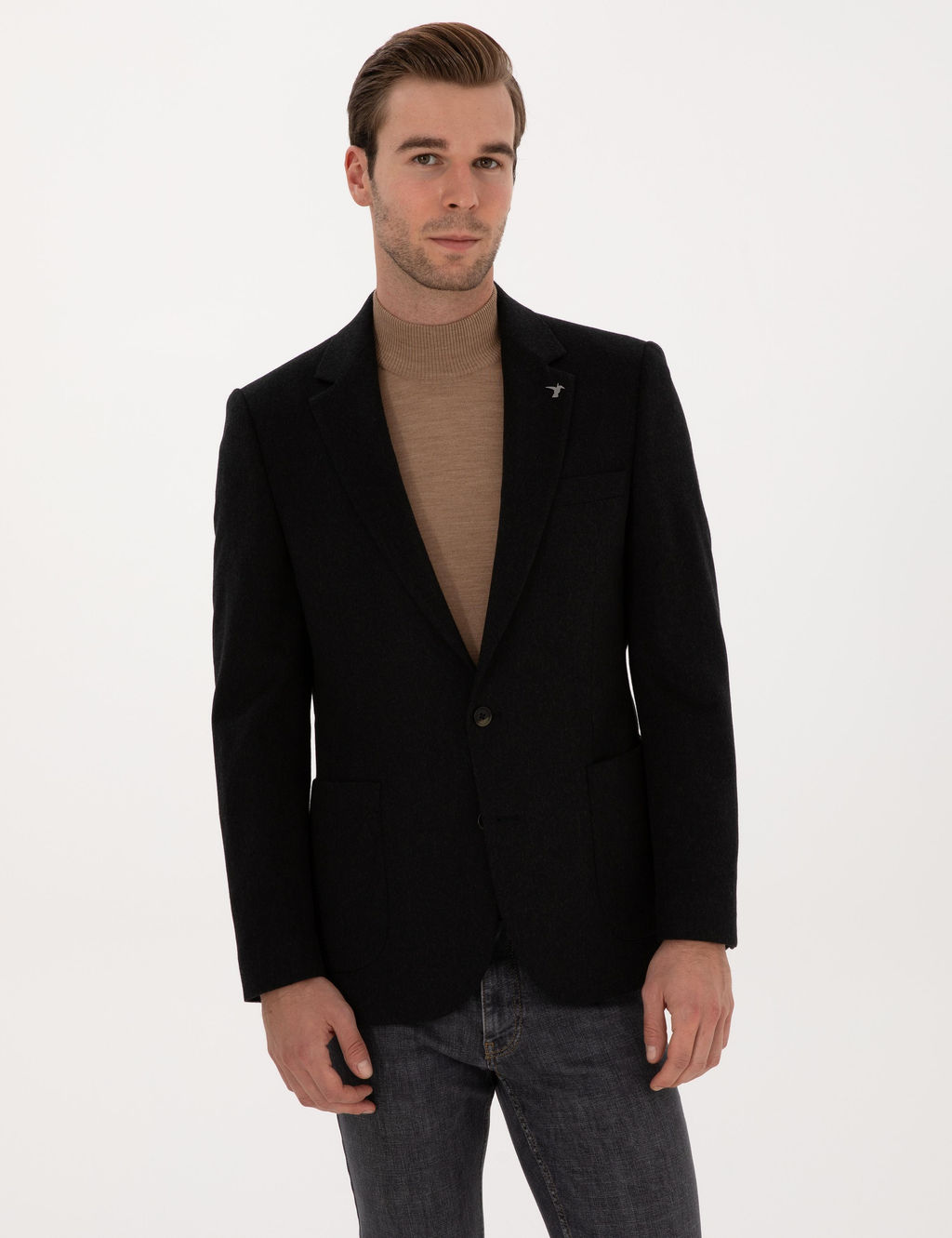 Siyah Slim Fit Ceket