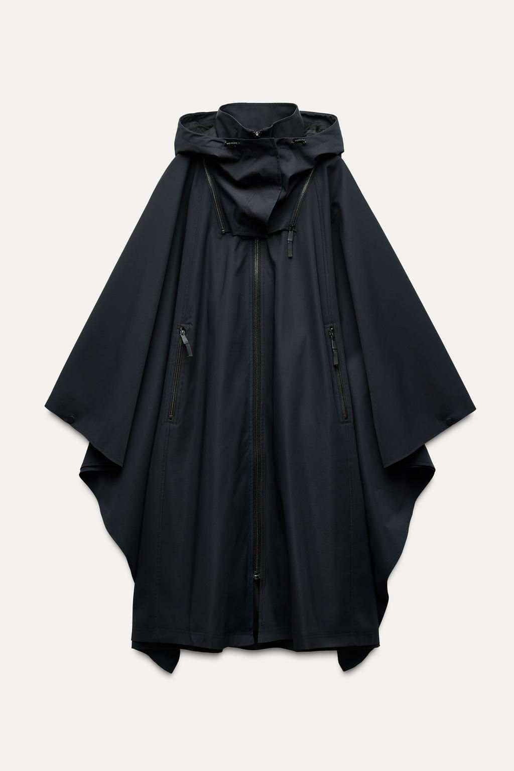 WATER-REPELLENT OVERSIZED CAPE ZW COLLECTION - Zara фото 3