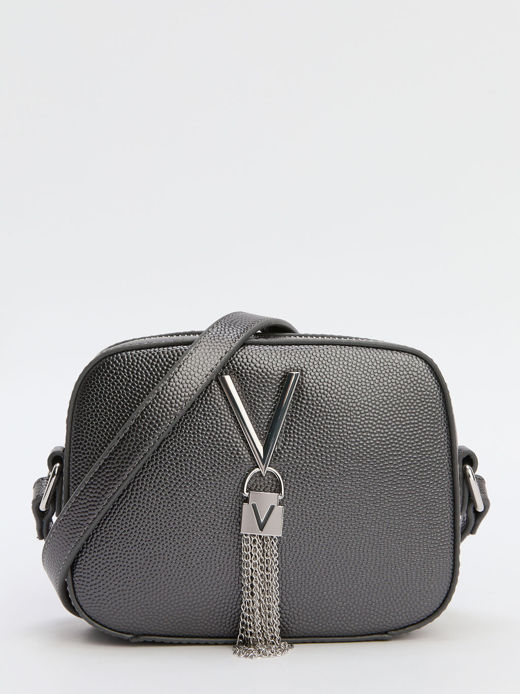 Кросс-боди VALENTINO DIVINA Артикул 4070943, темно-серебряный