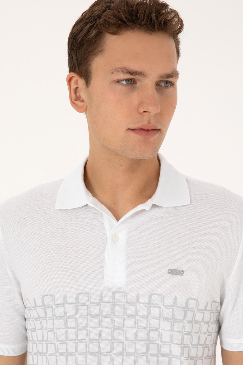 Erkek Beyaz Ti__rt - U.s. polo assn фото 2