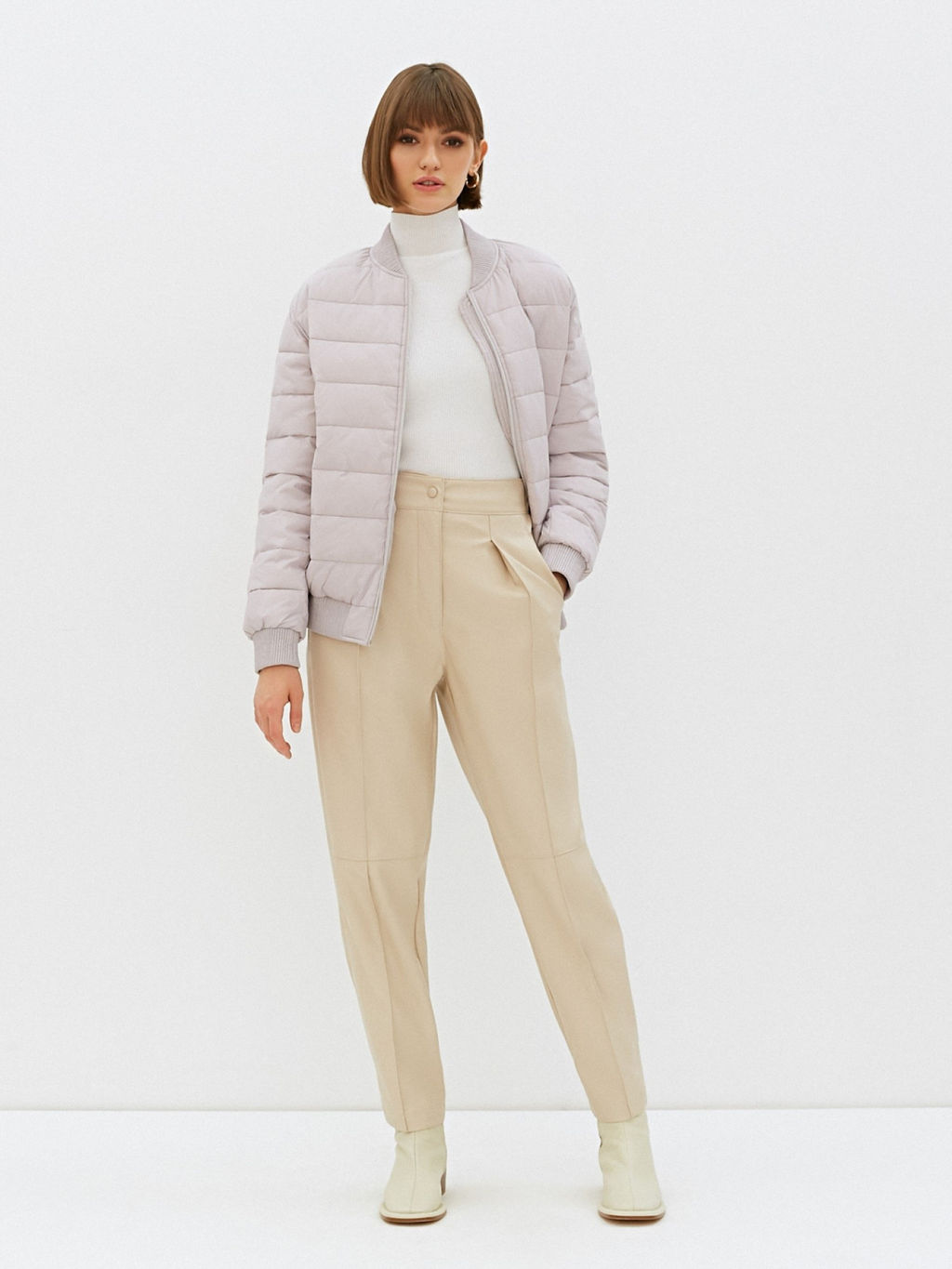 Conso/SS 220120 - lilac mist Утепленное Полупальто  фото 4