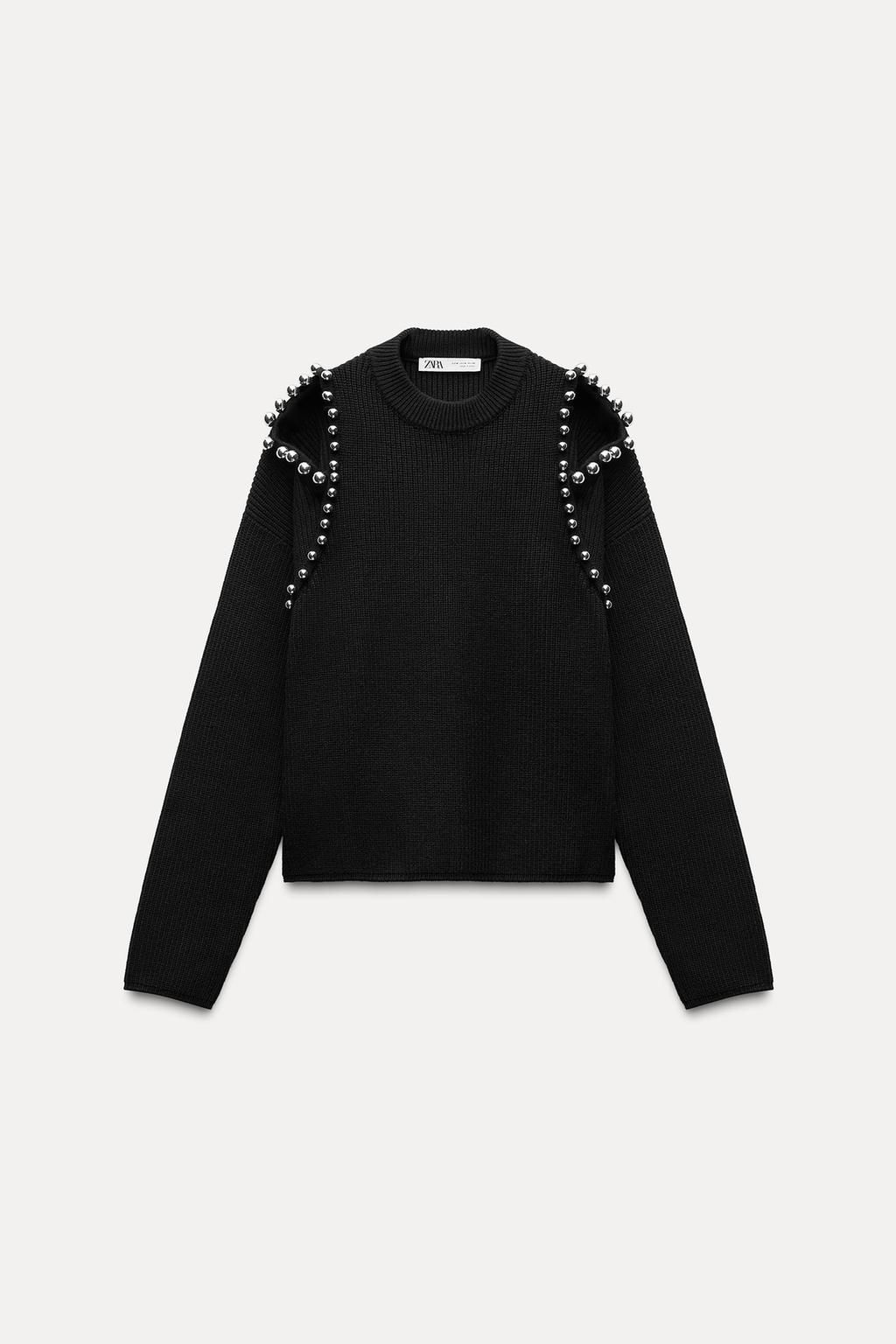 BALL KNIT SWEATER