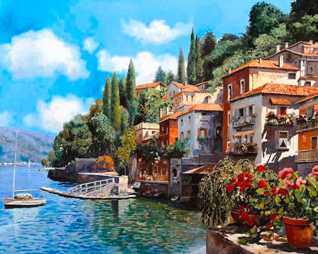 Алмазная мозаика на подрамнике 40х50