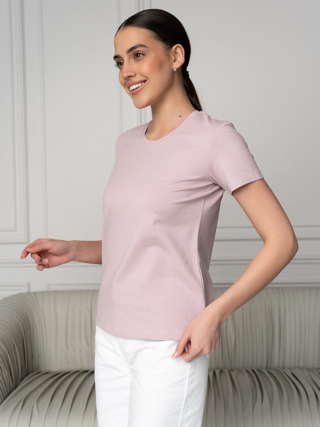 Футболка женская Grande, цв. Лиловый