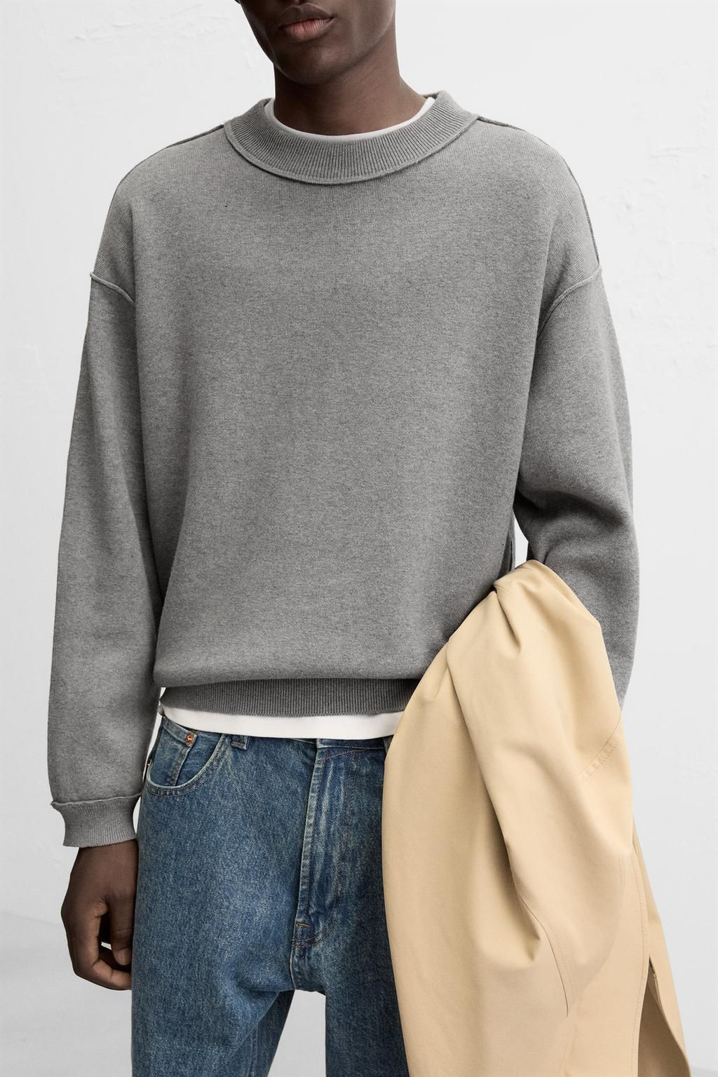 IRREGULAR STITCH SWEATER - Zara фото 6