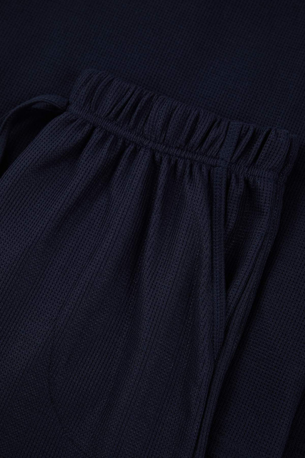 Lacivert Regular Yumusak Waffle Orme Pijama Tak?m? TMNAW26PT00066 - Trendyolmilla фото 2