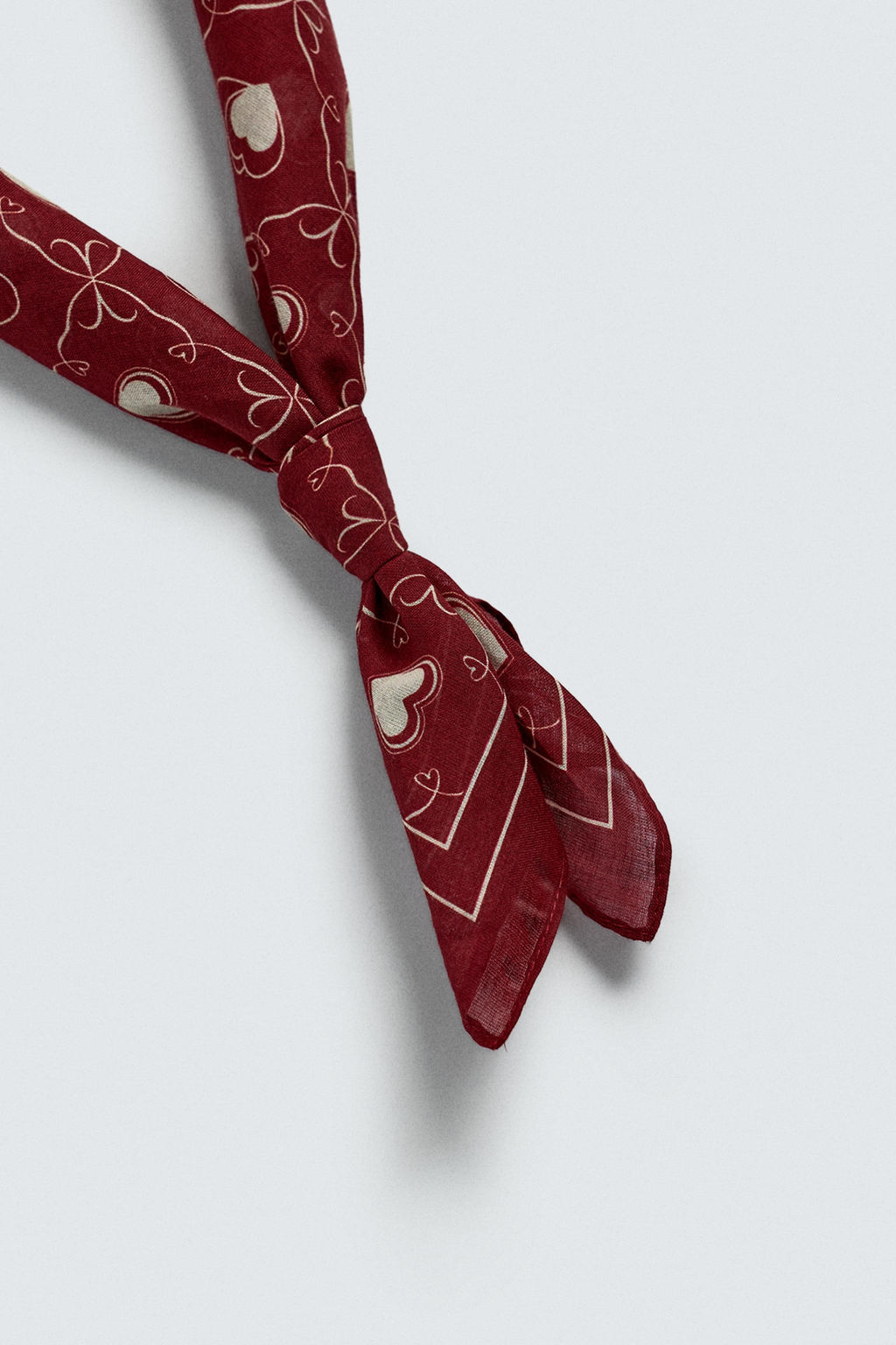 HEART PRINT BANDANA - Zara фото 6