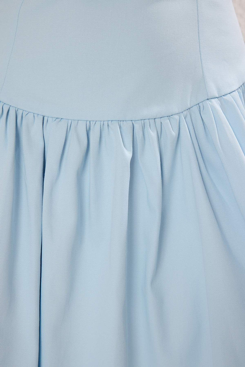 Mavi Belden Ac?lan Dokuma K?sa/Mini Elbise TWOSS25EL00865 - Trendyolmilla фото 13