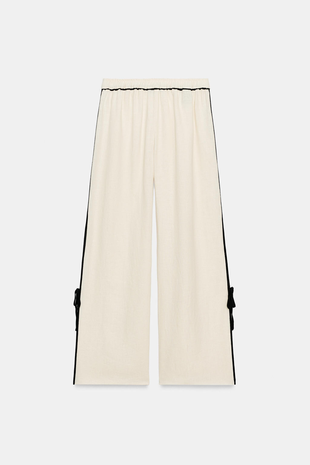 PANTAL?N VIVOS 100% LINO ZW COLLECTION / Beige - Zara фото 5