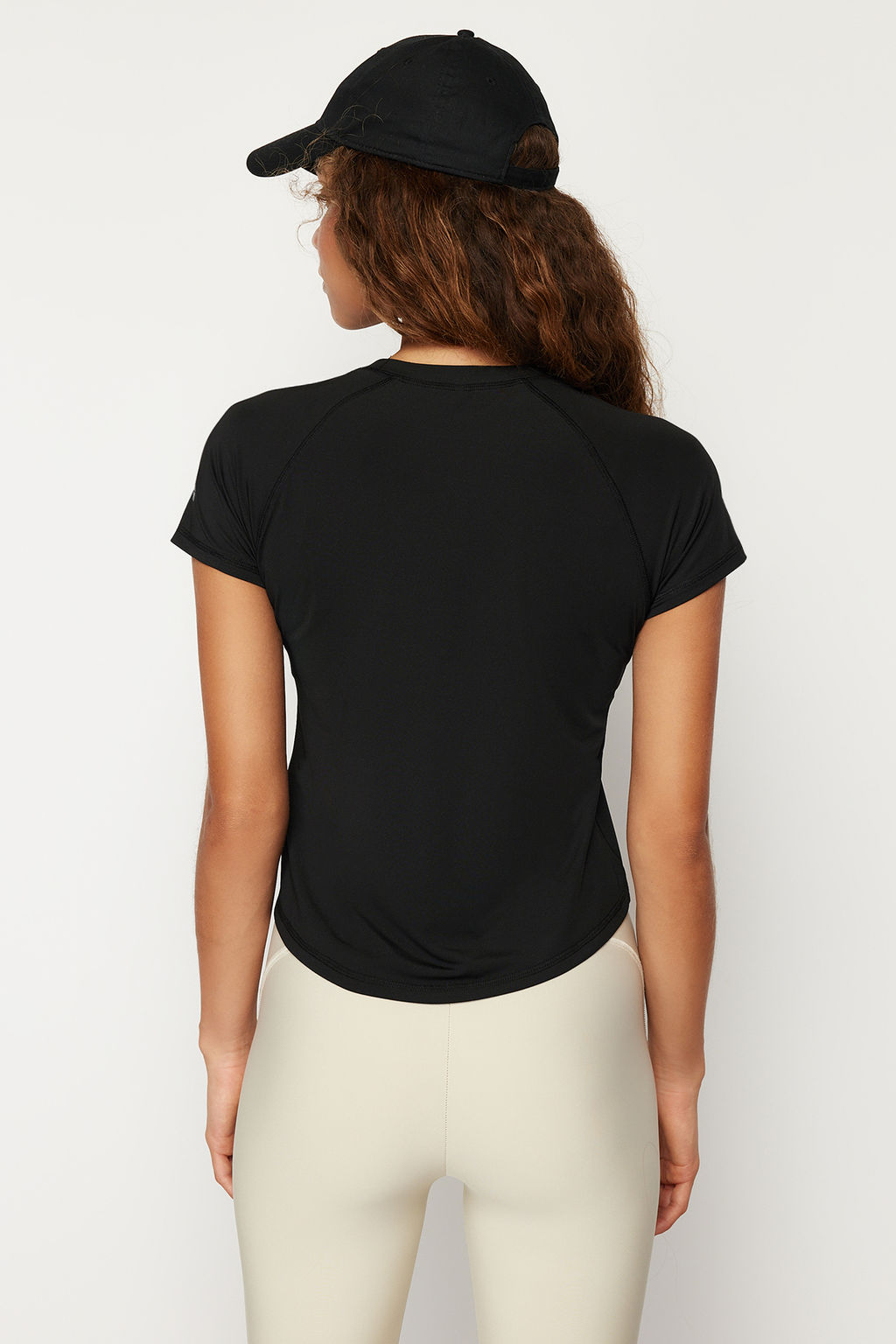 Siyah Reflektor Bask? Detayl? Orme Spor T-Shirt THMSS24TS00002