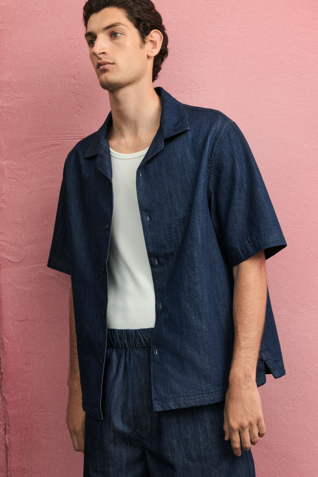 Camisa resort en denim Regular Fit - H&m фото 9