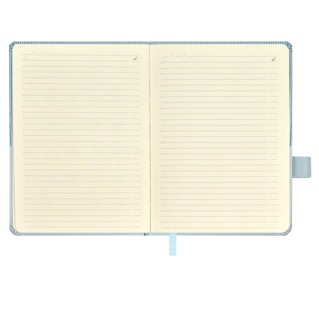 Ежедневник недатированный ESCALADA, А6+, 120 л., арт. 64023/ 20 ГОУТСКИН ГОЛУБОЙ  фото 8