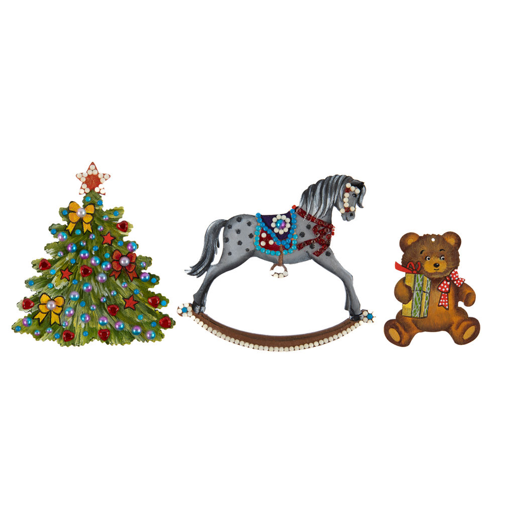 Заготовка для декорирования Mr. Carving ВД-1267 Набор подвесок Зимний фанера 0.3 см - Промысел фото 3