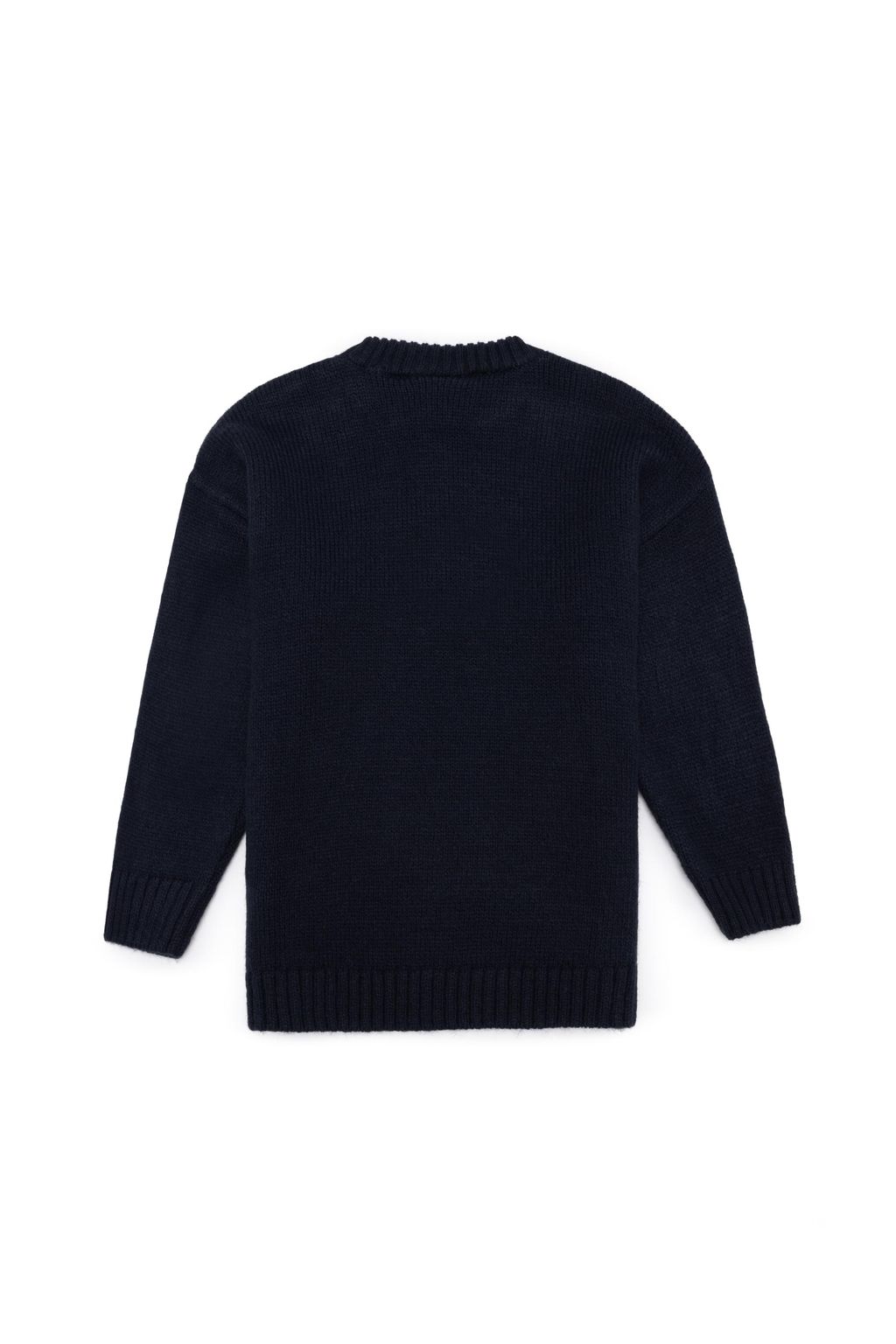 U. S. Polo Assn / Темно-синий трикотажный свитер с круглым вырезом для мальчика - U.s. polo assn фото 3