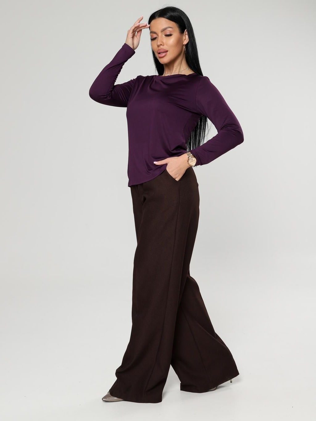 IV-CAPRIZ Энкар - лонгслив из ткани масло  фото 26