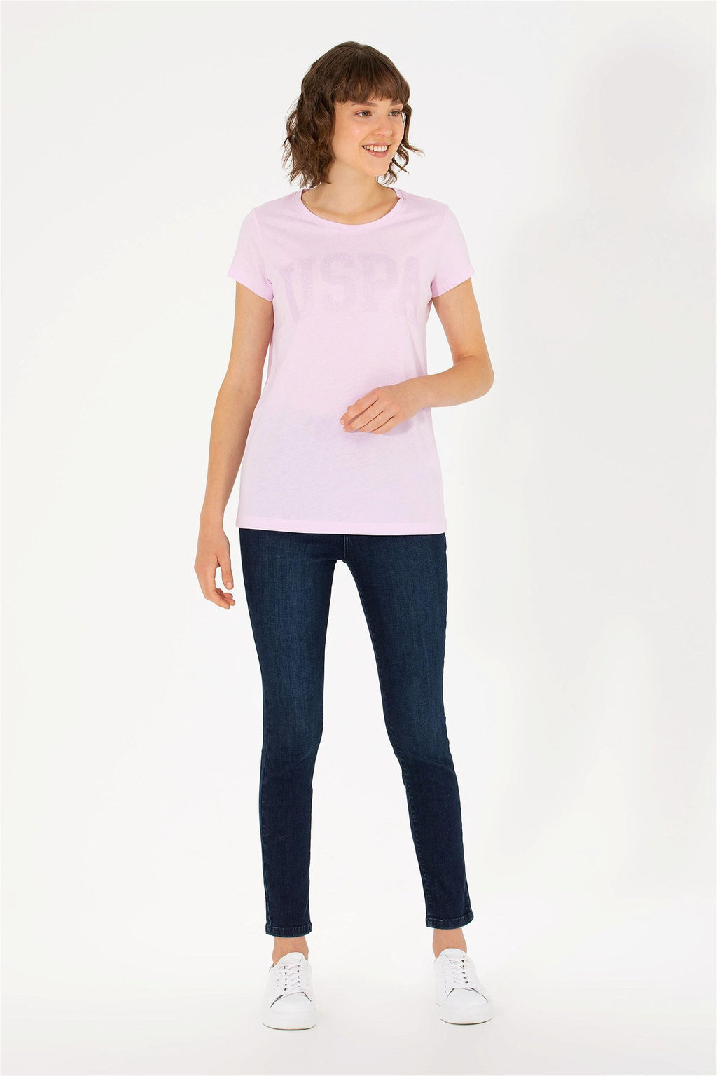 U. S. Polo Assn Женская базовая футболка с круглым вырезом Magnolia - U.s. polo assn фото 9