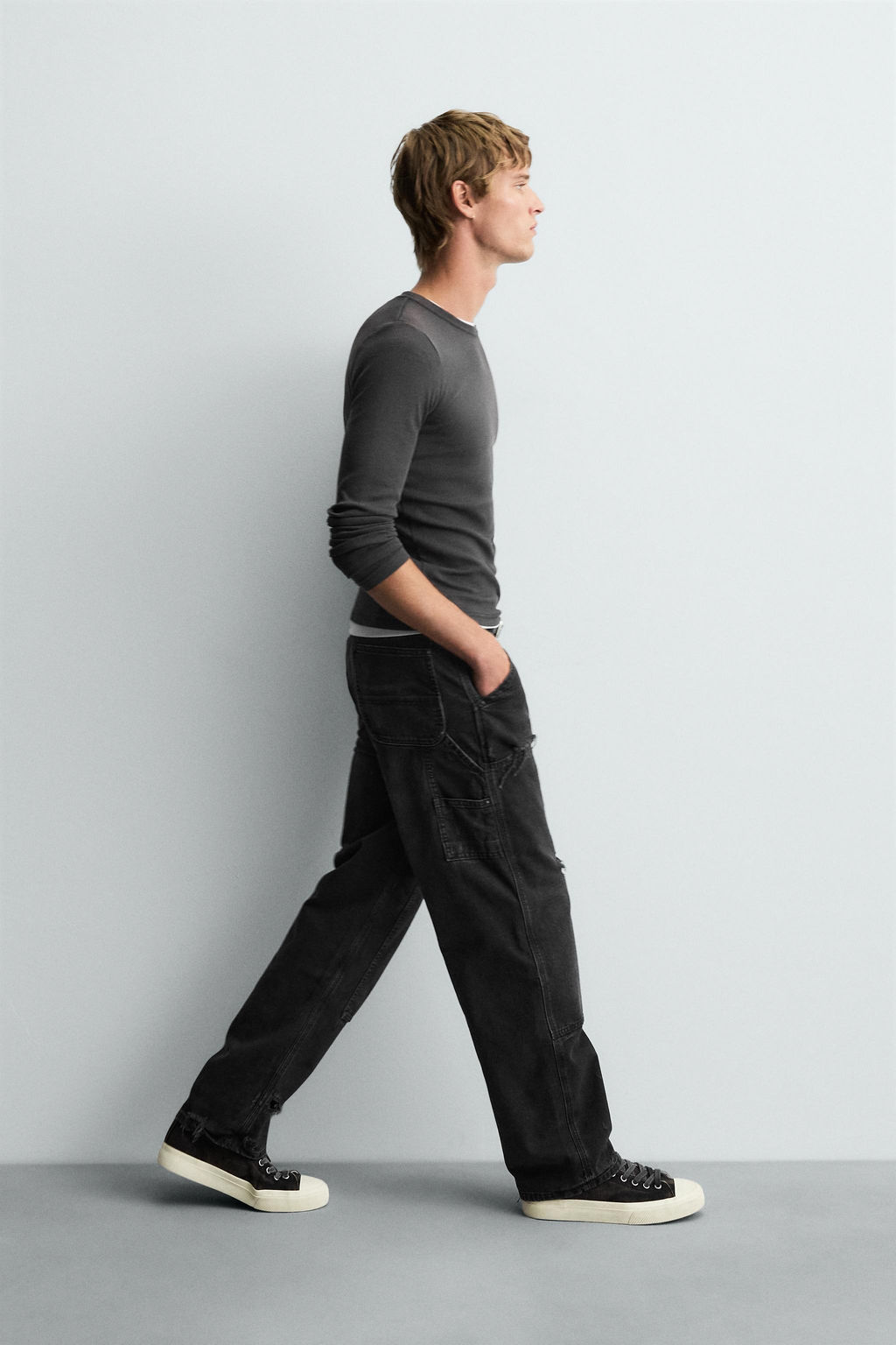 FADED CARPENTER JEANS - Zara фото 6