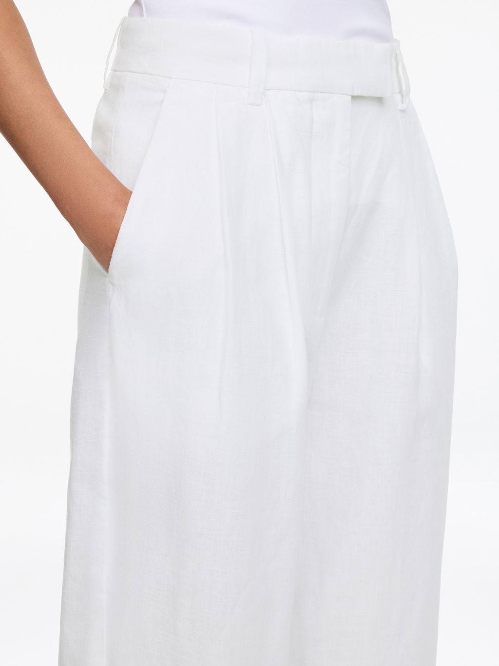 Pantalones de lino sastre - H&m фото 6
