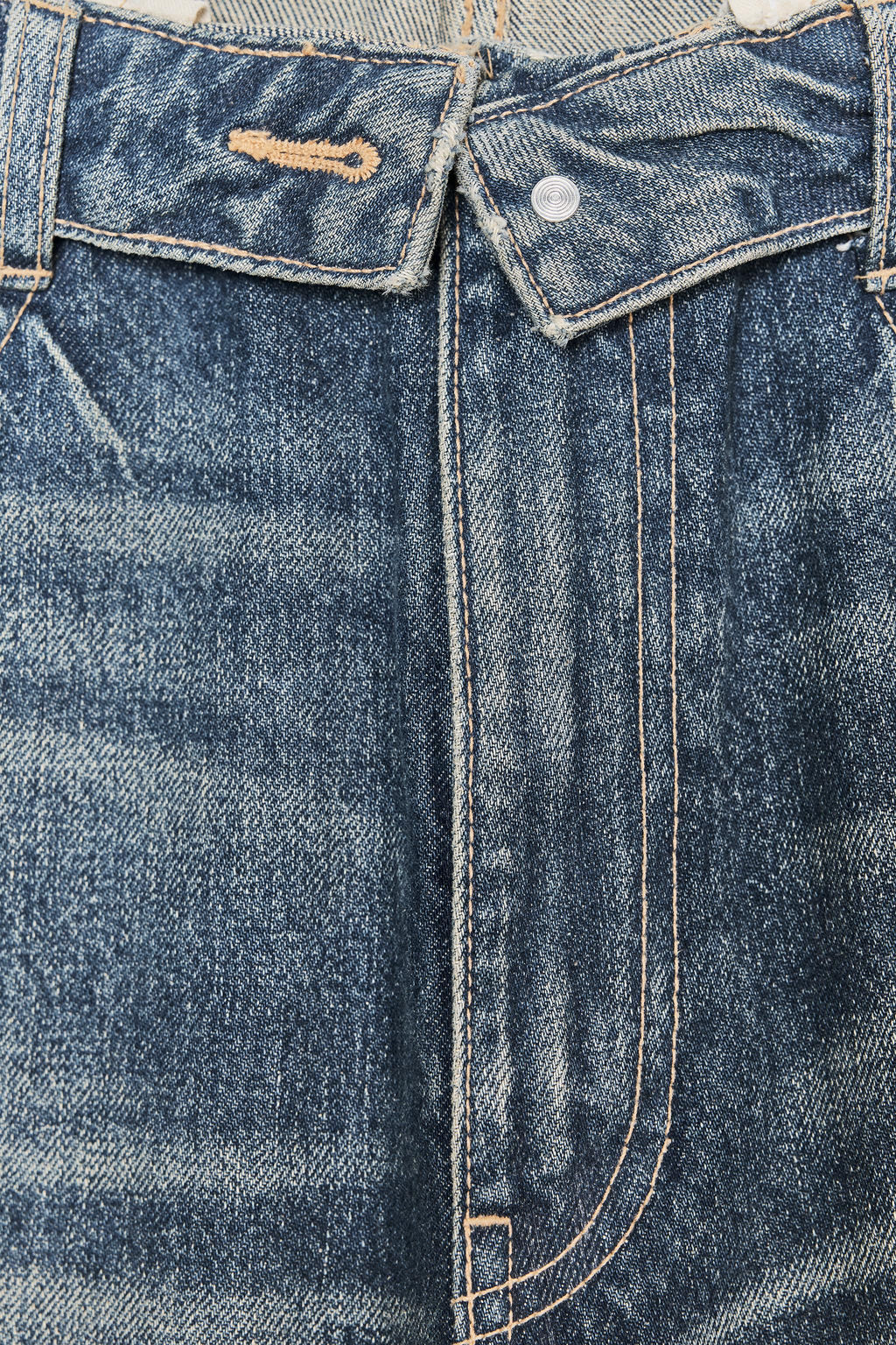 TRF MID-WAIST FOLDED WAISTBAND JEANS - Zara фото 5
