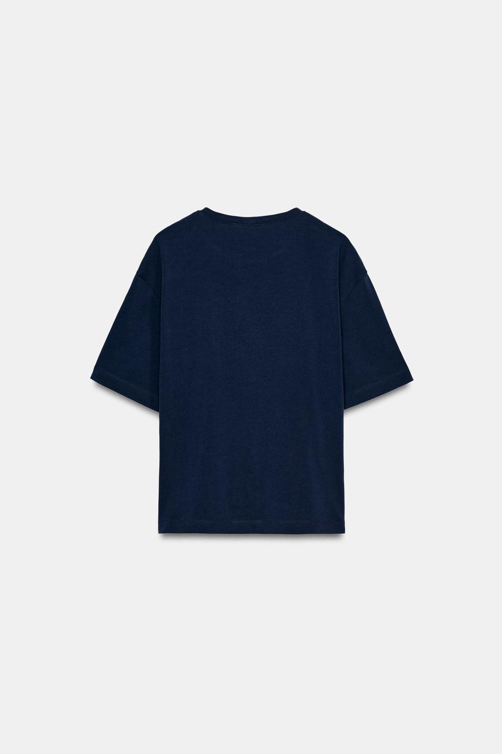 CAMISETA HEAVY COTTON APLIQUE / Marino
