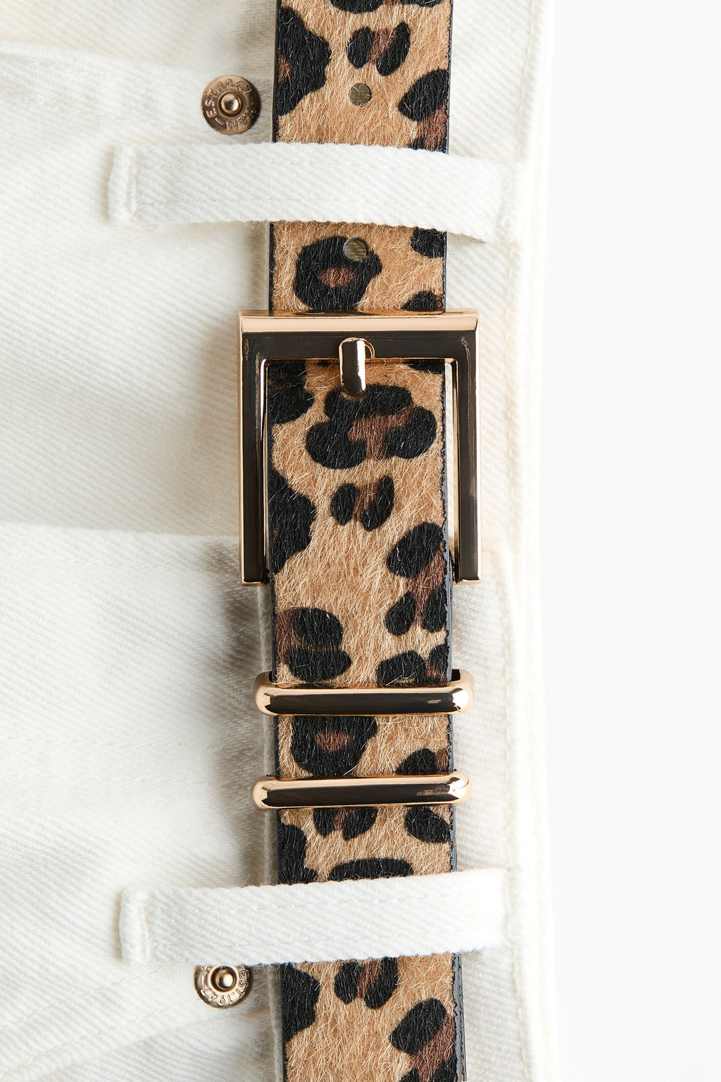 Belted Straight High Jeans - H&m фото 3