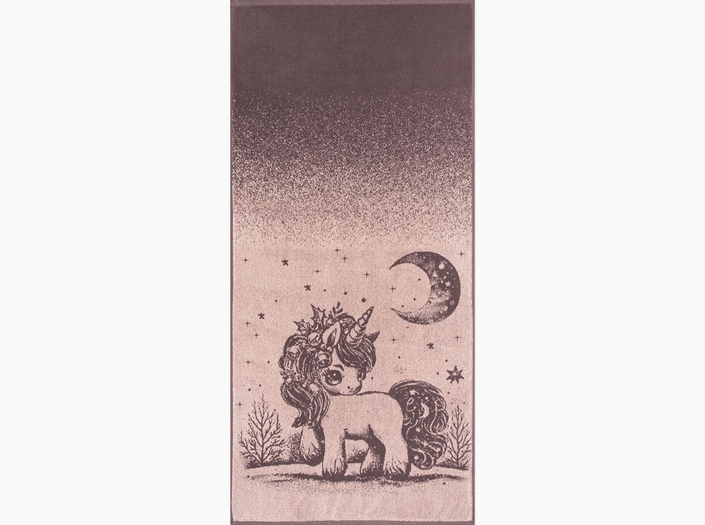 Полотенце махровое 6с102.411ж1 Волшебная ночь(т.с.мальв1) 67х150см