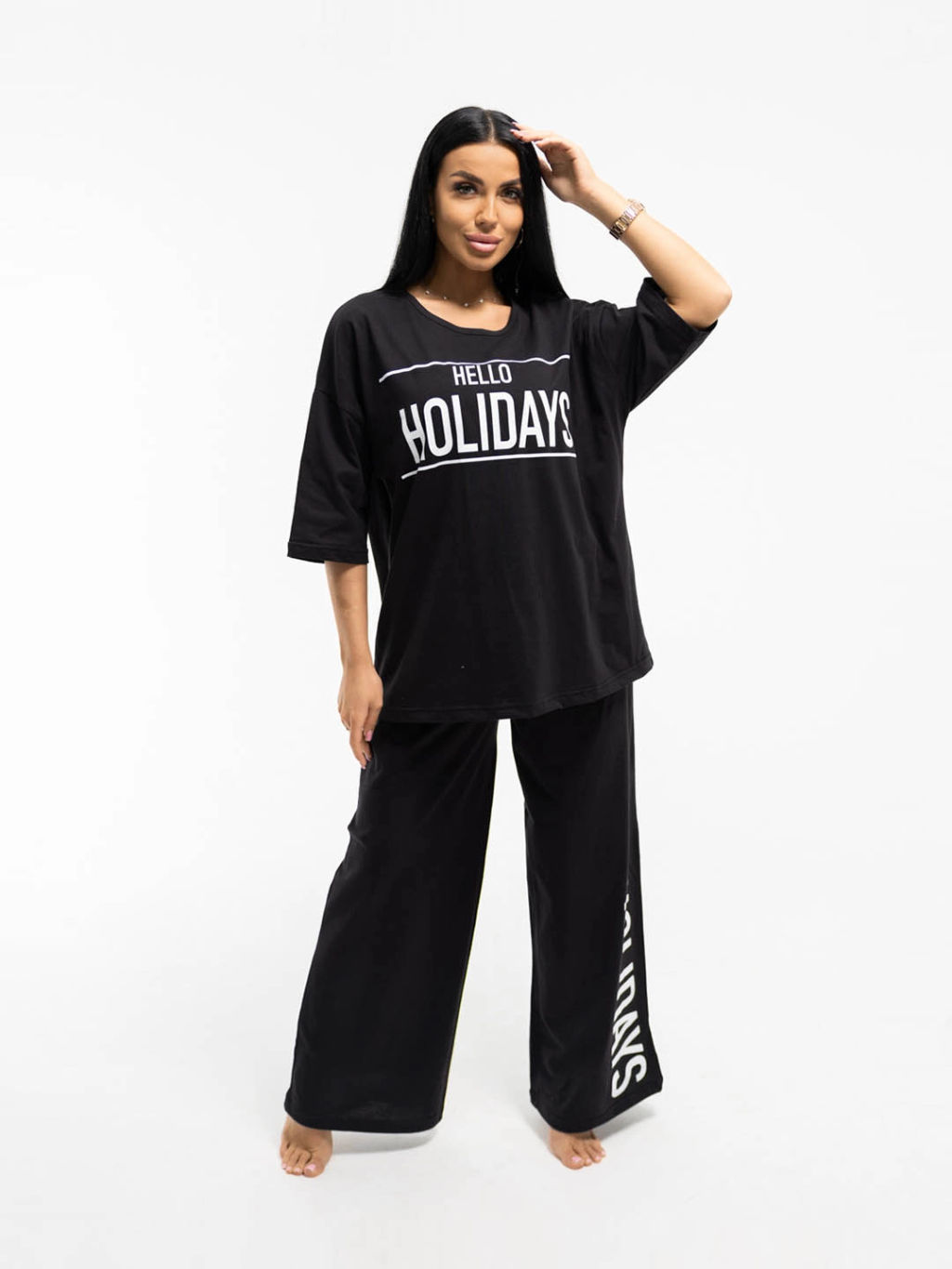 Костюм женский, цвет черный