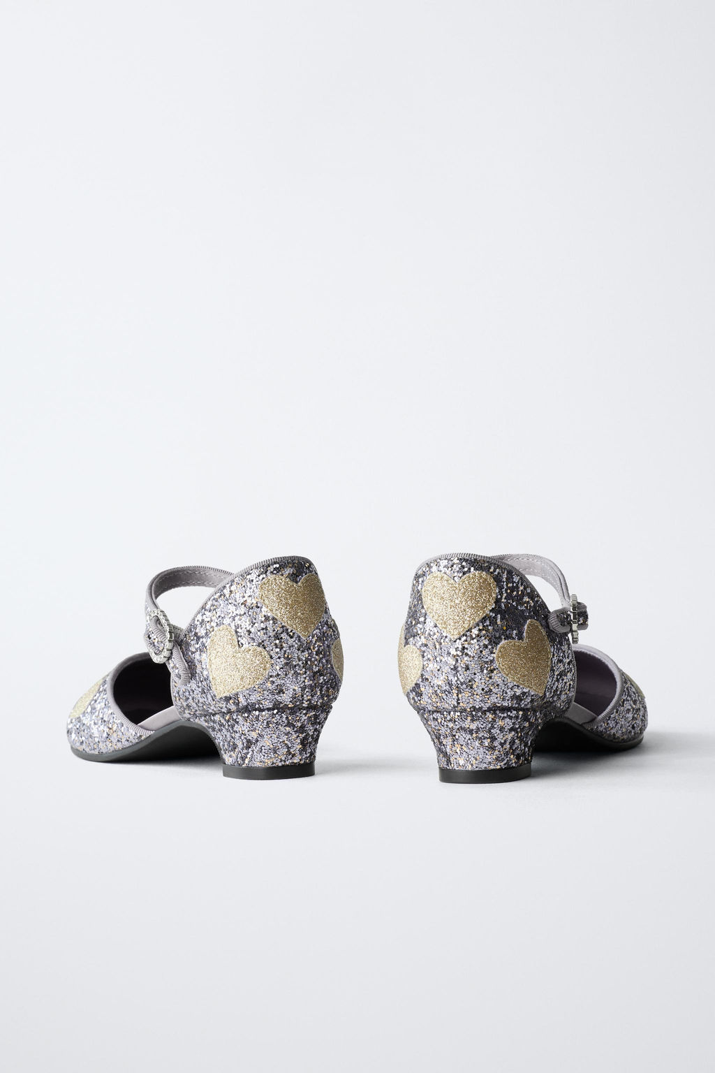 SPARKLING HEELS WITH HEARTS - Zara фото 5