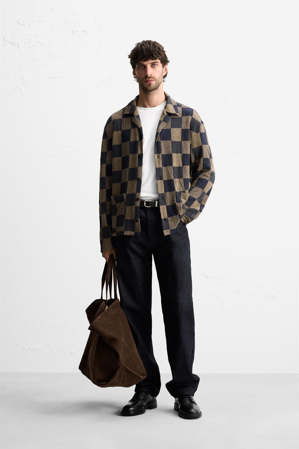 CHECK KNIT SHIRT - Zara фото 2