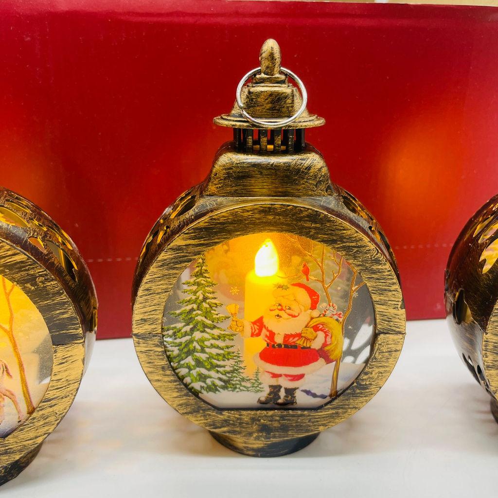 Новогодний декор - ночник Светильник с рисунком 12 шт в уп, 13 см (арт. 2201) - Ип лебедев о.ю фото 3