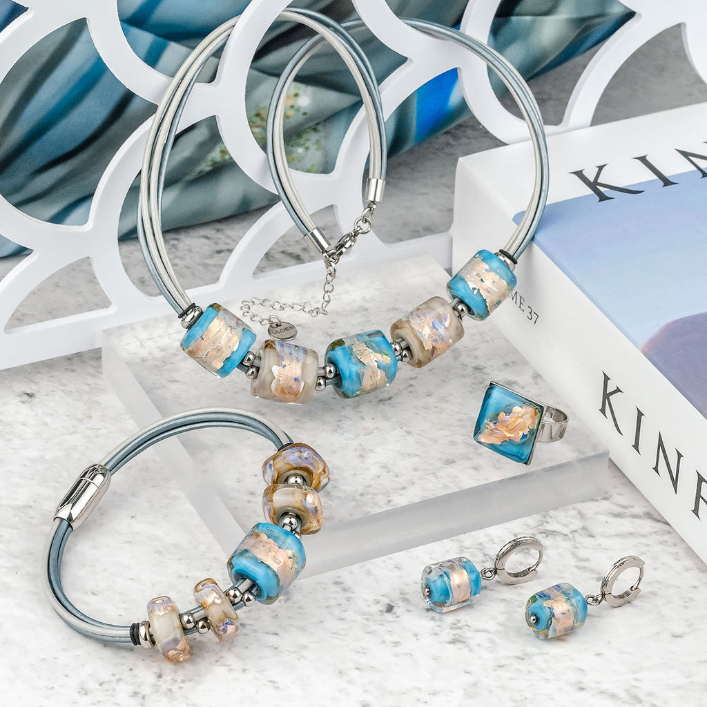 Серьги из муранского стекла PAPILLONS LS3532